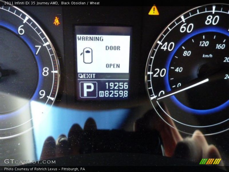 Black Obsidian / Wheat 2011 Infiniti EX 35 Journey AWD