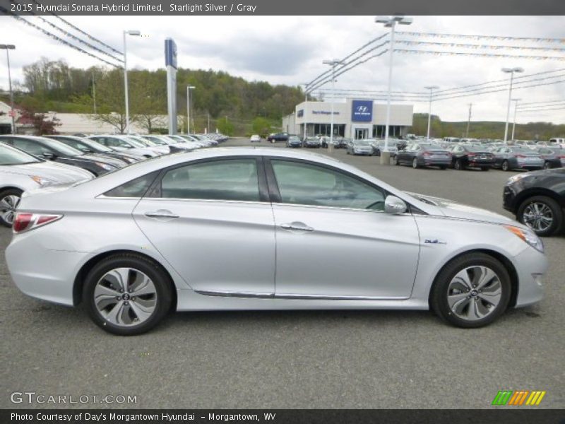 Starlight Silver / Gray 2015 Hyundai Sonata Hybrid Limited