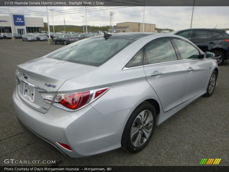 Starlight Silver / Gray 2015 Hyundai Sonata Hybrid Limited