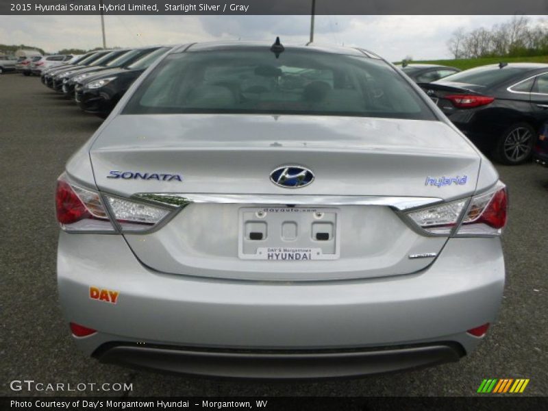 Starlight Silver / Gray 2015 Hyundai Sonata Hybrid Limited