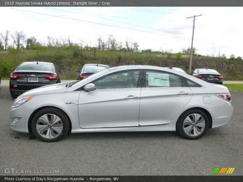 Starlight Silver / Gray 2015 Hyundai Sonata Hybrid Limited