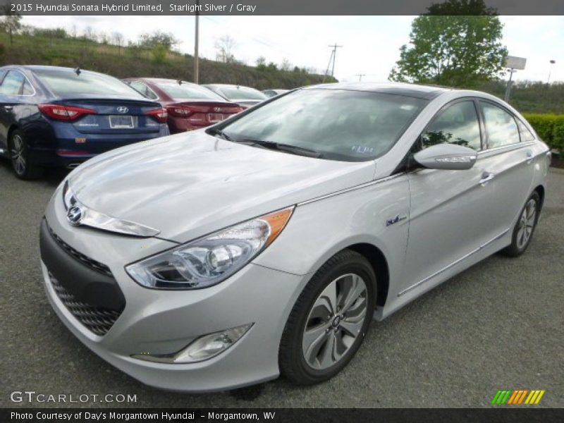 Starlight Silver / Gray 2015 Hyundai Sonata Hybrid Limited