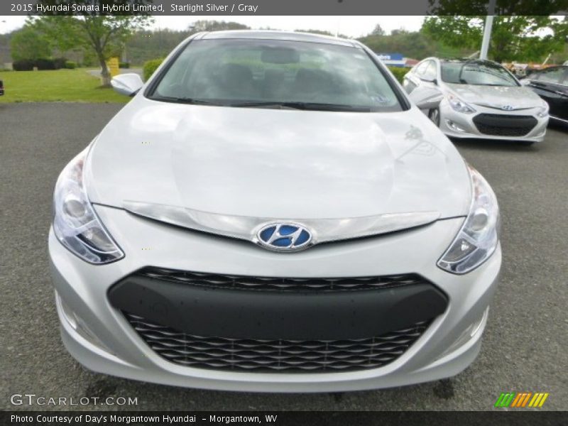 Starlight Silver / Gray 2015 Hyundai Sonata Hybrid Limited