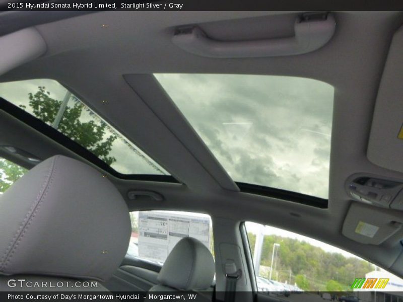 Starlight Silver / Gray 2015 Hyundai Sonata Hybrid Limited