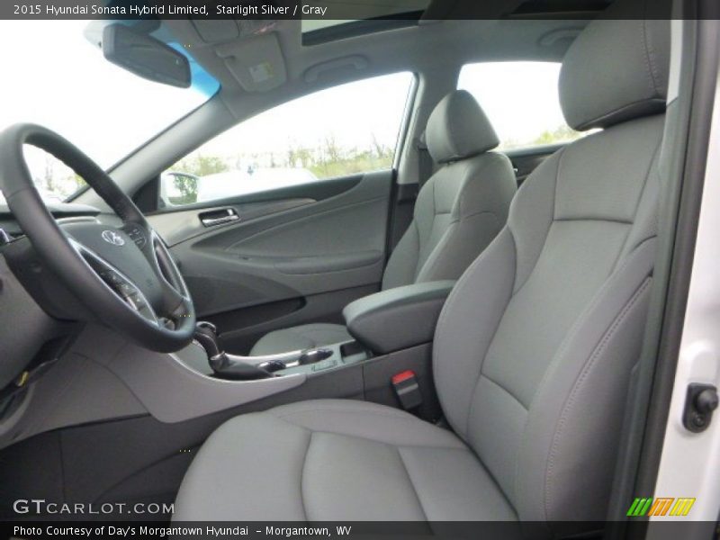 Starlight Silver / Gray 2015 Hyundai Sonata Hybrid Limited