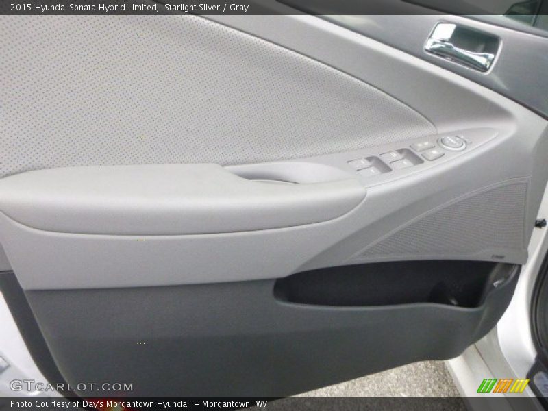 Starlight Silver / Gray 2015 Hyundai Sonata Hybrid Limited