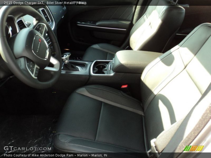 Billet Silver Metallic / Black 2015 Dodge Charger SXT