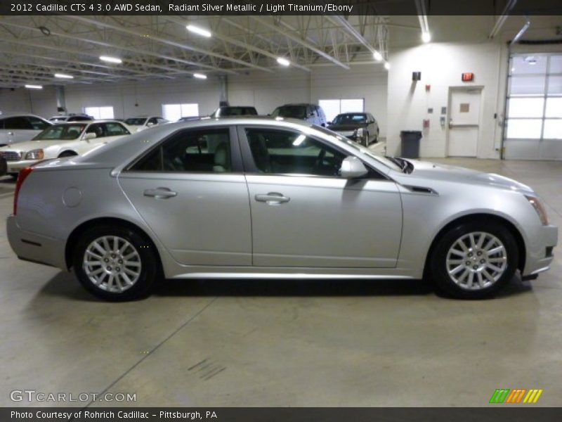 Radiant Silver Metallic / Light Titanium/Ebony 2012 Cadillac CTS 4 3.0 AWD Sedan