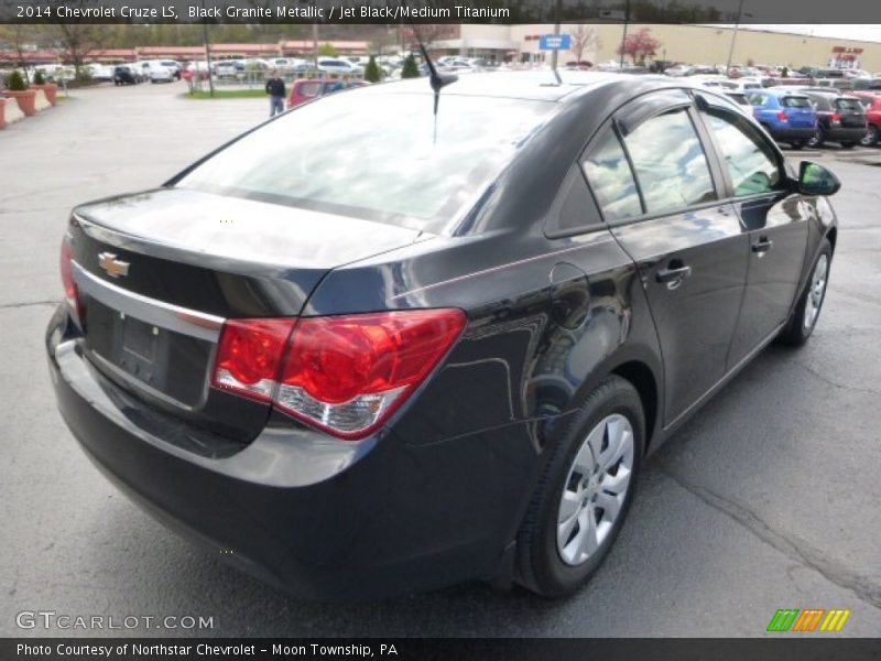 Black Granite Metallic / Jet Black/Medium Titanium 2014 Chevrolet Cruze LS
