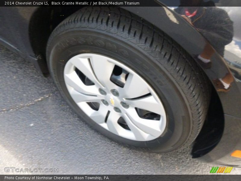Black Granite Metallic / Jet Black/Medium Titanium 2014 Chevrolet Cruze LS