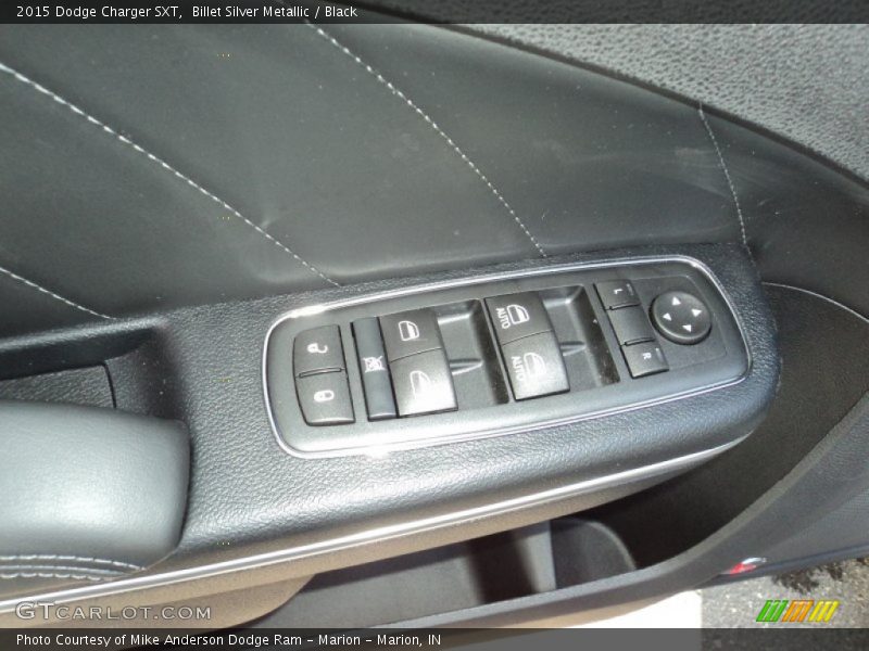 Billet Silver Metallic / Black 2015 Dodge Charger SXT