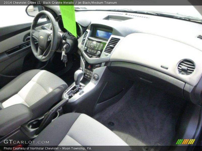 Black Granite Metallic / Jet Black/Medium Titanium 2014 Chevrolet Cruze LS