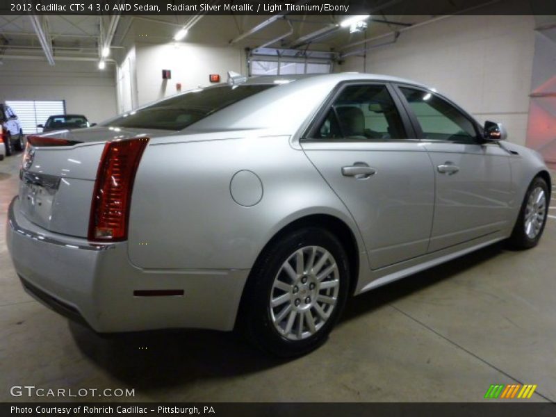 Radiant Silver Metallic / Light Titanium/Ebony 2012 Cadillac CTS 4 3.0 AWD Sedan