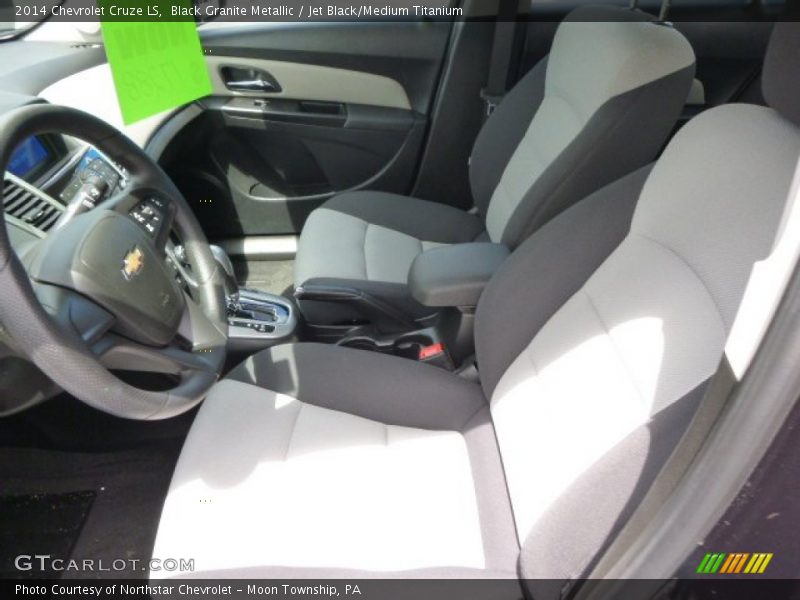 Black Granite Metallic / Jet Black/Medium Titanium 2014 Chevrolet Cruze LS