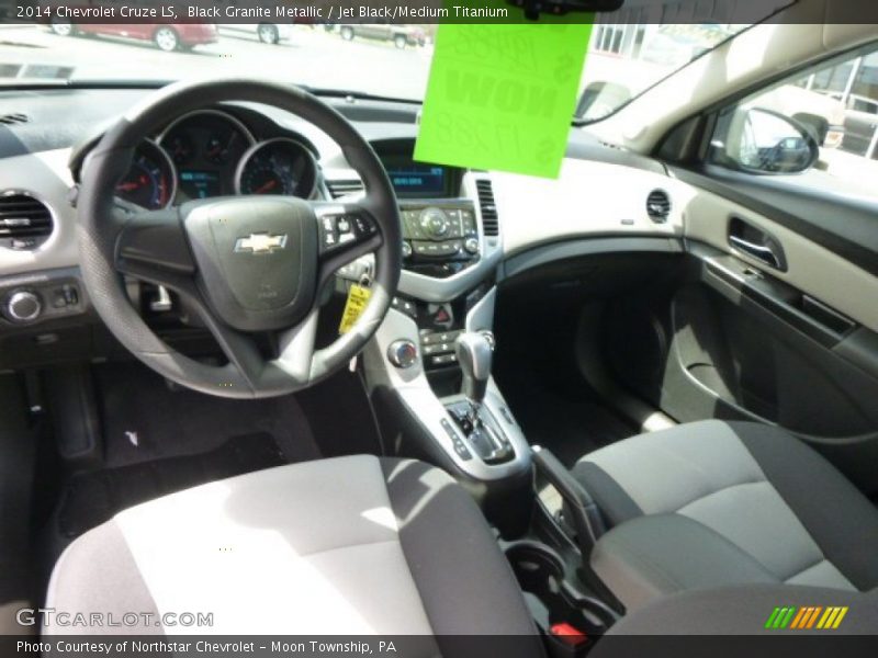 Black Granite Metallic / Jet Black/Medium Titanium 2014 Chevrolet Cruze LS