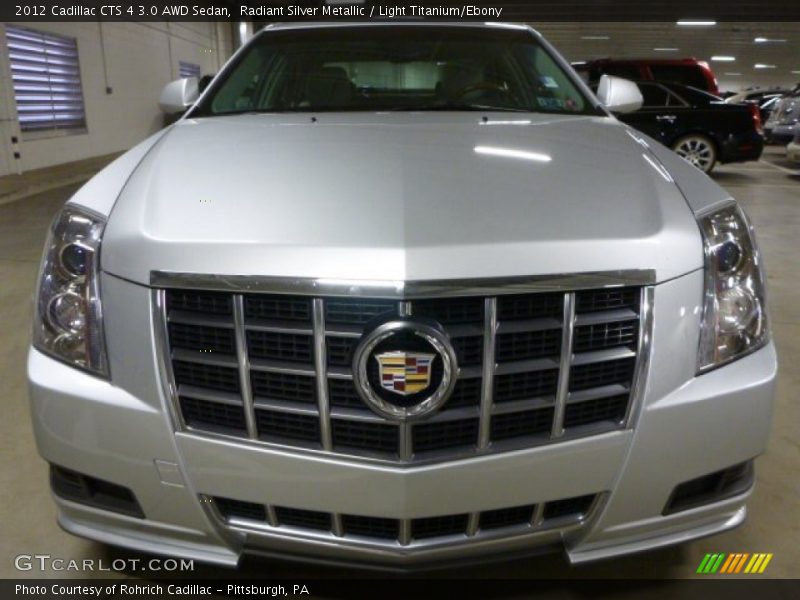 Radiant Silver Metallic / Light Titanium/Ebony 2012 Cadillac CTS 4 3.0 AWD Sedan