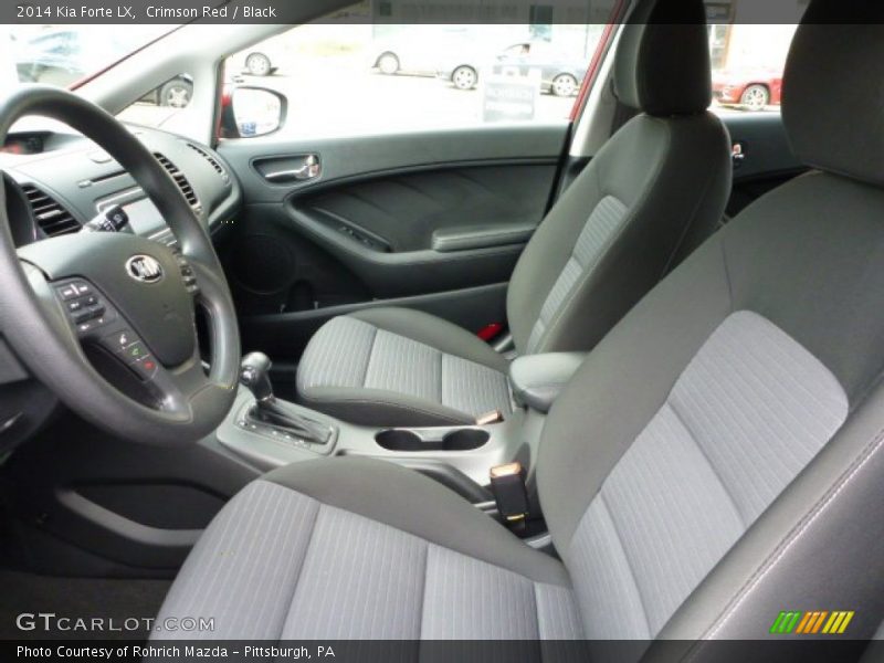 Crimson Red / Black 2014 Kia Forte LX