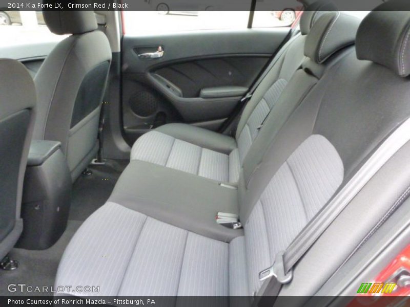 Crimson Red / Black 2014 Kia Forte LX