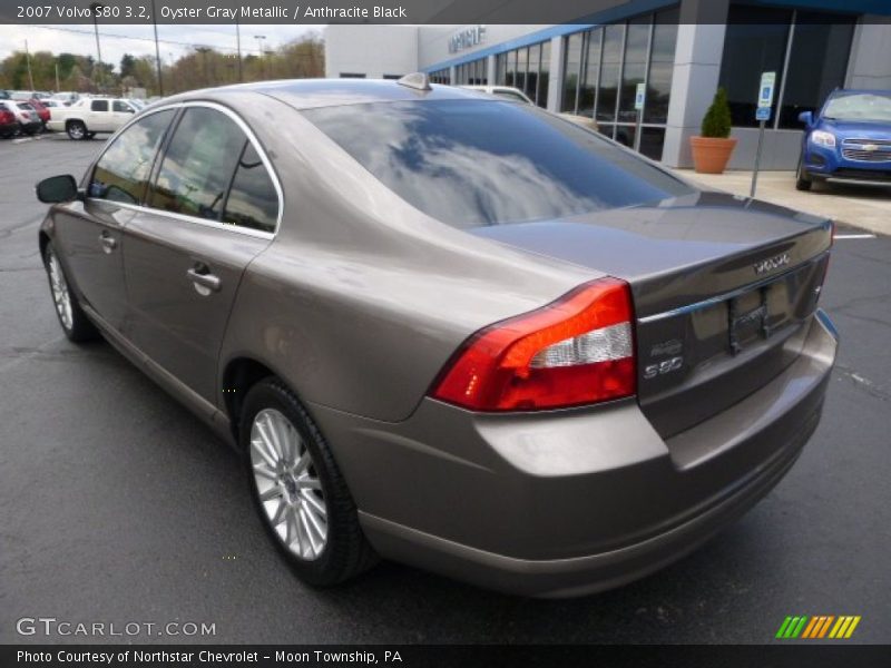 Oyster Gray Metallic / Anthracite Black 2007 Volvo S80 3.2