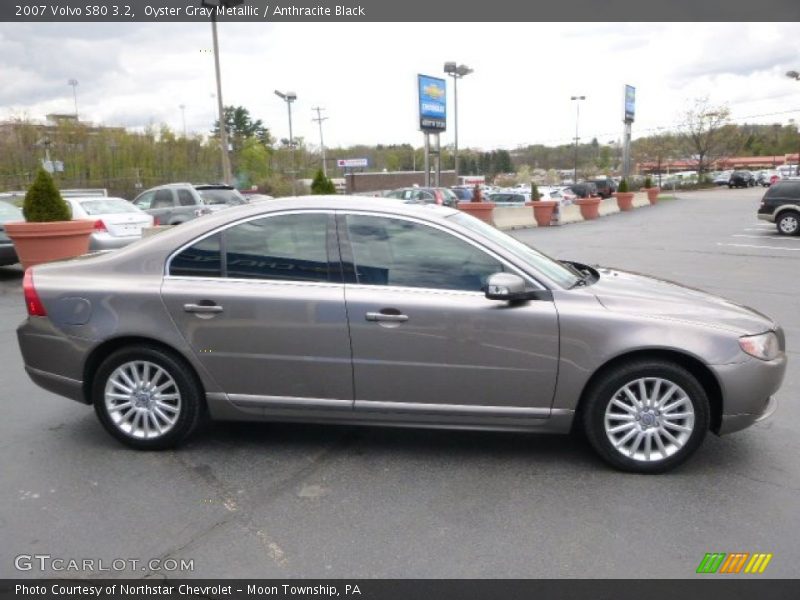Oyster Gray Metallic / Anthracite Black 2007 Volvo S80 3.2