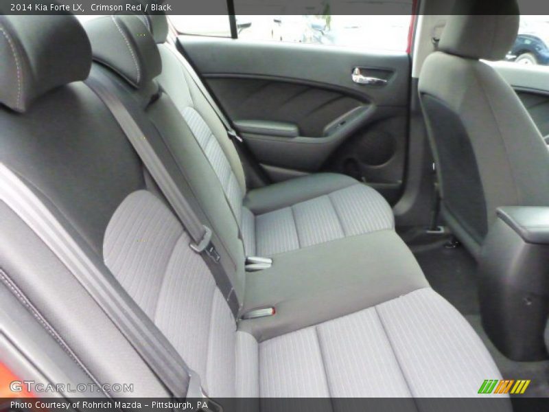 Crimson Red / Black 2014 Kia Forte LX