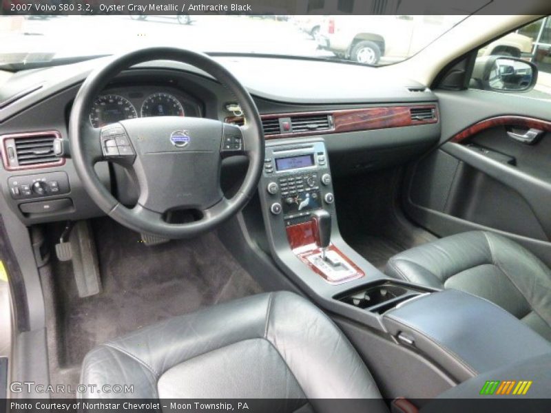 Oyster Gray Metallic / Anthracite Black 2007 Volvo S80 3.2