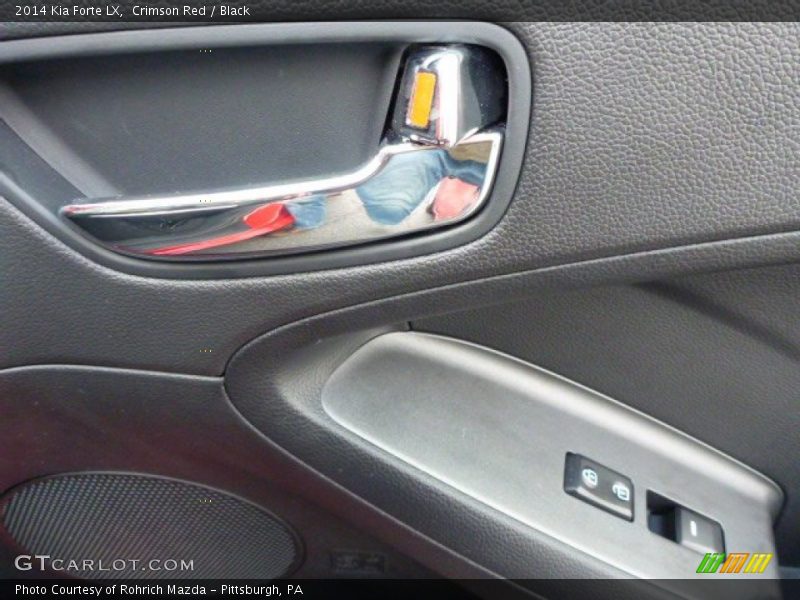 Crimson Red / Black 2014 Kia Forte LX