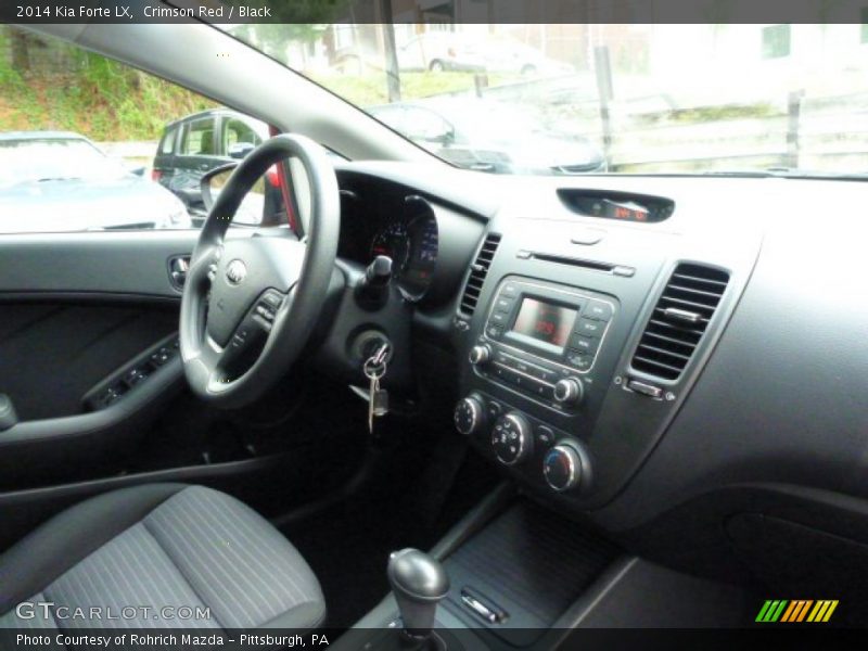 Crimson Red / Black 2014 Kia Forte LX