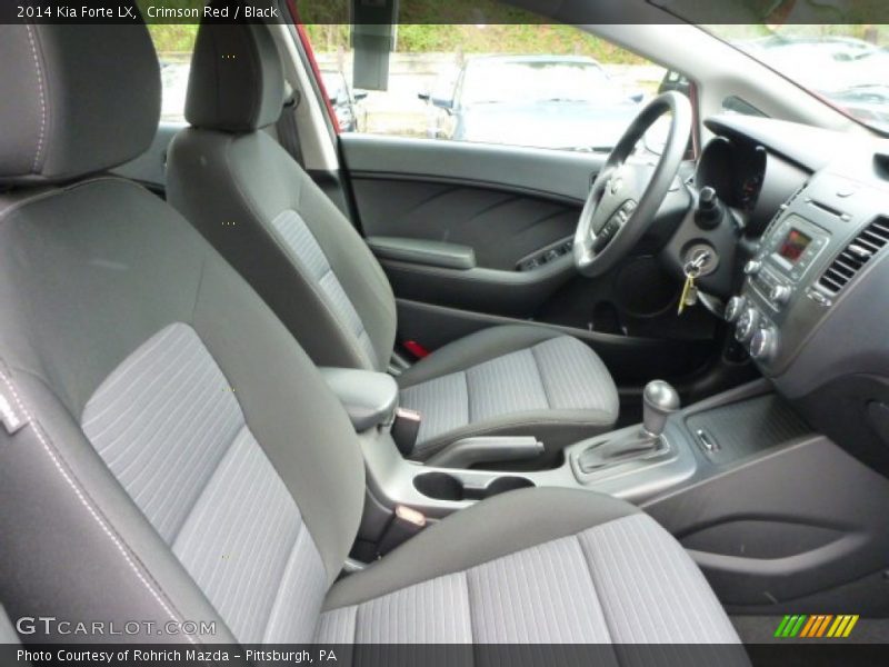 Crimson Red / Black 2014 Kia Forte LX
