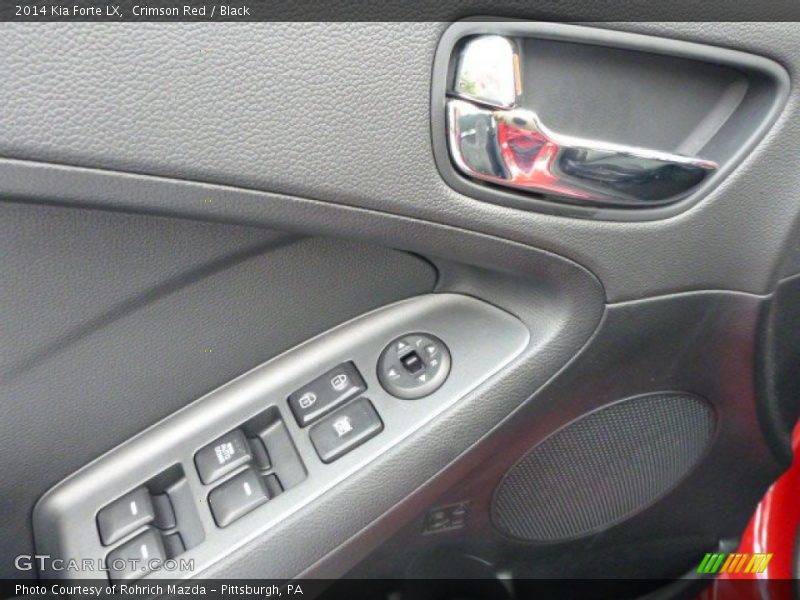 Crimson Red / Black 2014 Kia Forte LX