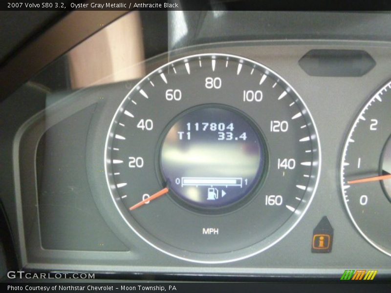 Oyster Gray Metallic / Anthracite Black 2007 Volvo S80 3.2