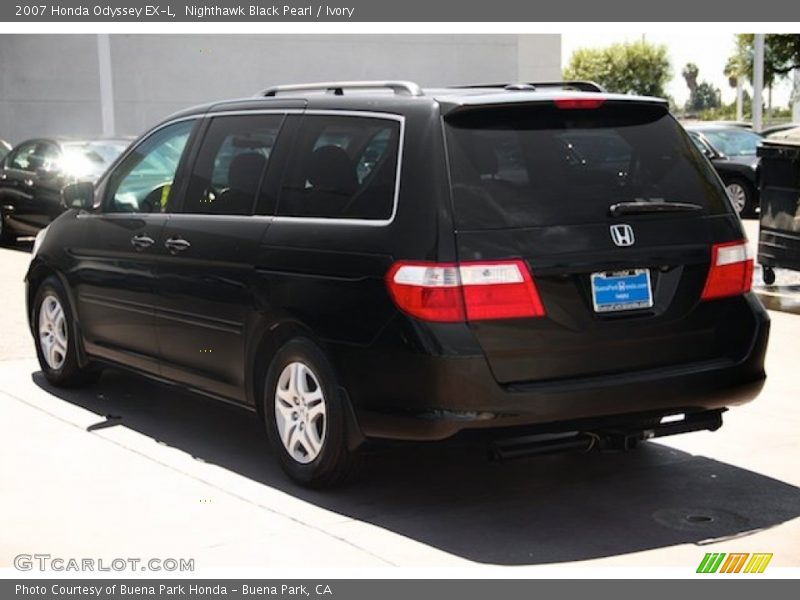Nighthawk Black Pearl / Ivory 2007 Honda Odyssey EX-L
