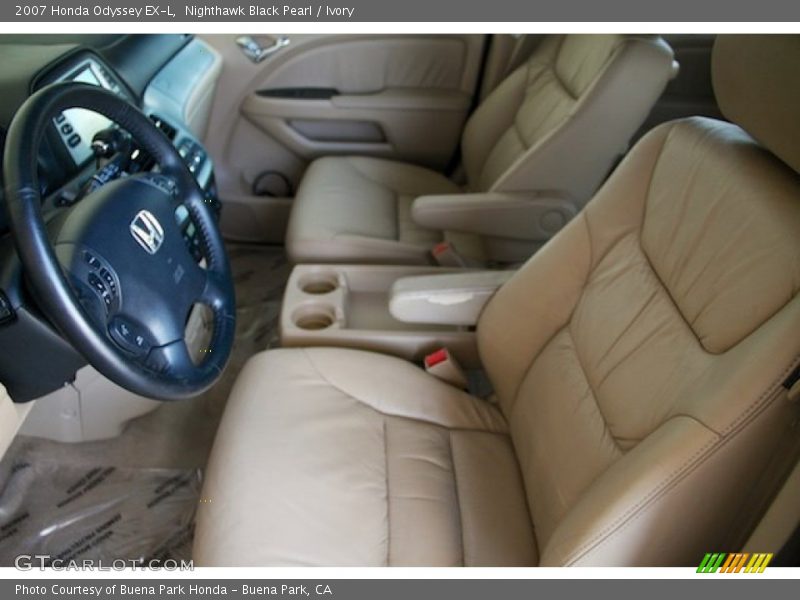 Nighthawk Black Pearl / Ivory 2007 Honda Odyssey EX-L