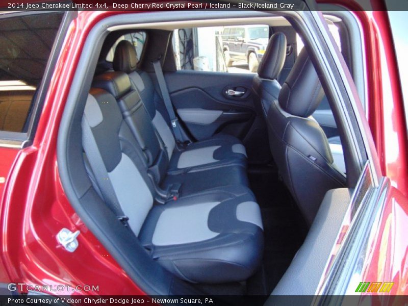 Deep Cherry Red Crystal Pearl / Iceland - Black/Iceland Gray 2014 Jeep Cherokee Limited 4x4