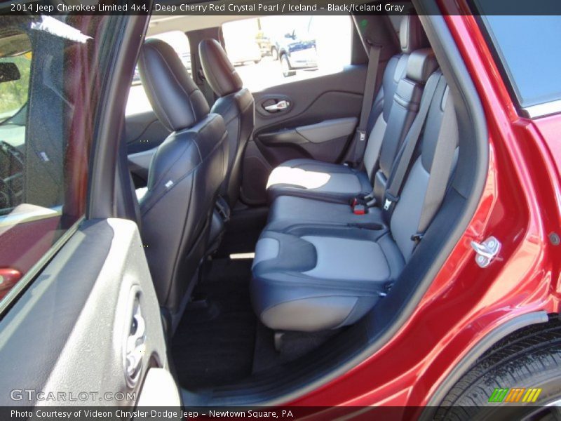 Deep Cherry Red Crystal Pearl / Iceland - Black/Iceland Gray 2014 Jeep Cherokee Limited 4x4