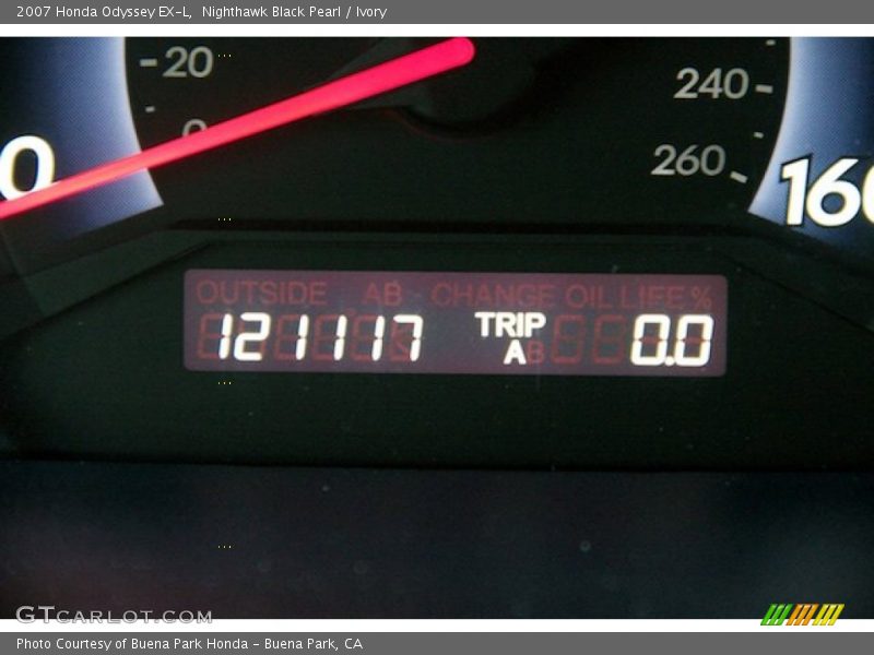 Nighthawk Black Pearl / Ivory 2007 Honda Odyssey EX-L