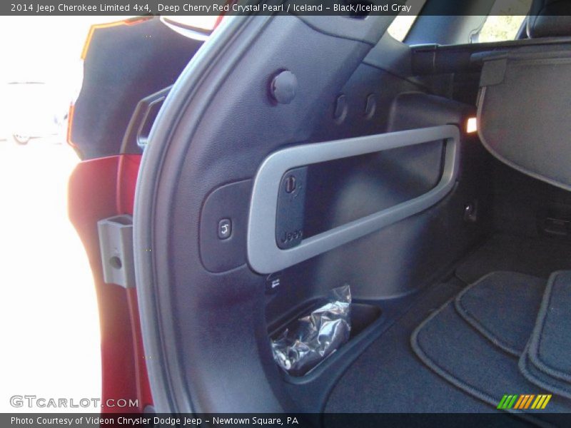 Deep Cherry Red Crystal Pearl / Iceland - Black/Iceland Gray 2014 Jeep Cherokee Limited 4x4