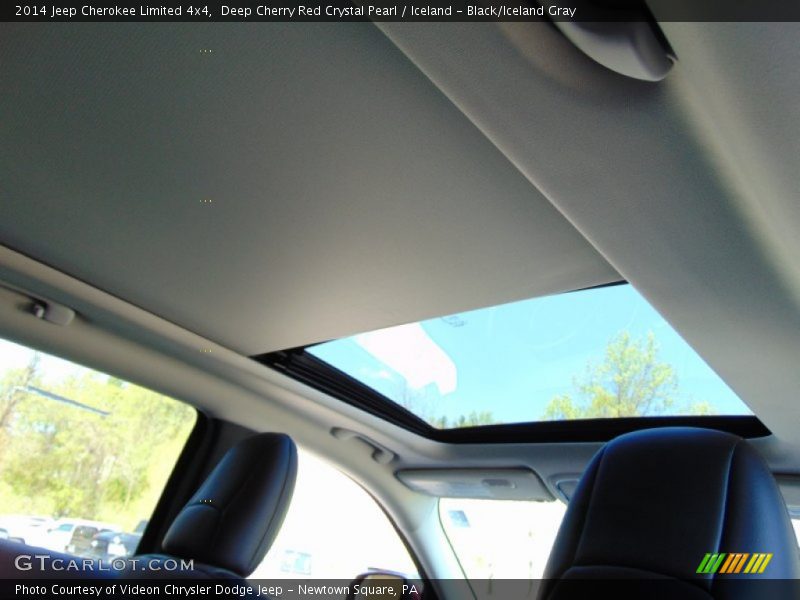 Deep Cherry Red Crystal Pearl / Iceland - Black/Iceland Gray 2014 Jeep Cherokee Limited 4x4