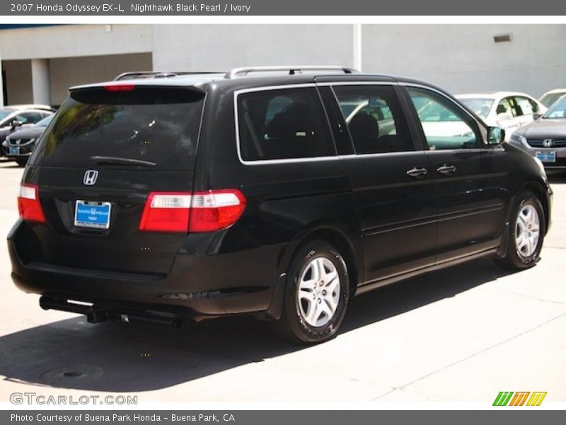 Nighthawk Black Pearl / Ivory 2007 Honda Odyssey EX-L