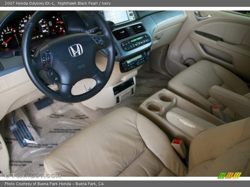 Nighthawk Black Pearl / Ivory 2007 Honda Odyssey EX-L