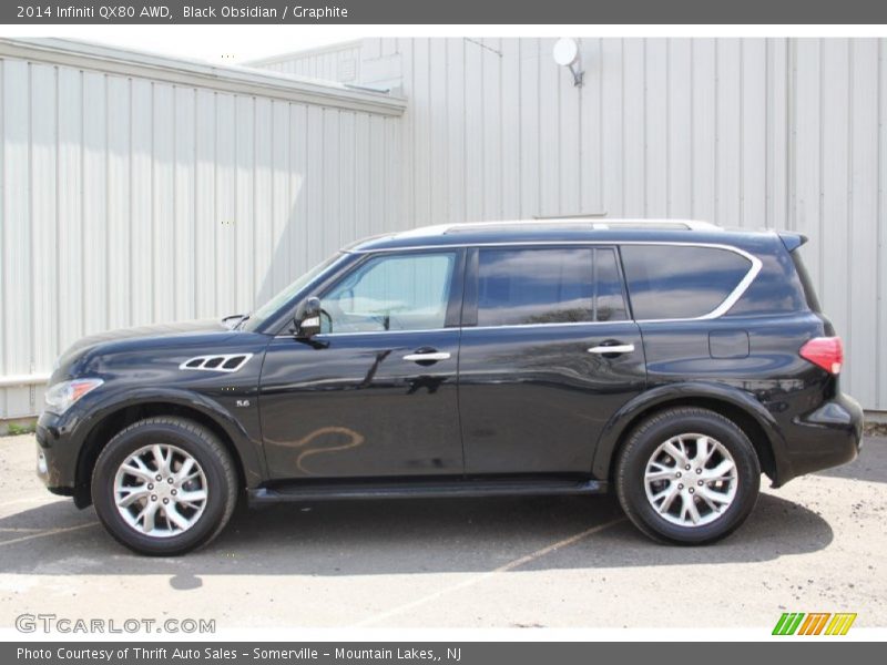  2014 QX80 AWD Black Obsidian