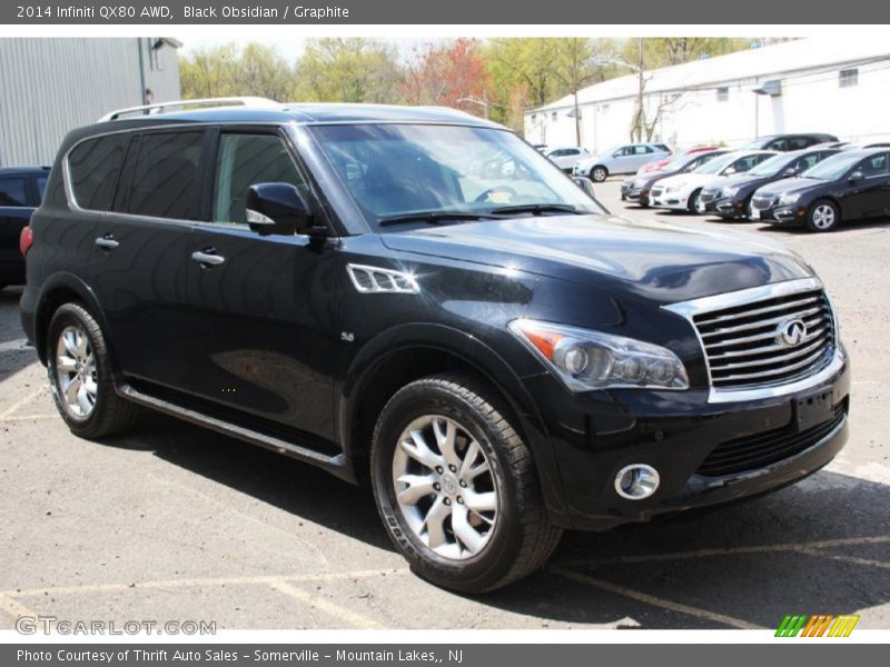 Black Obsidian / Graphite 2014 Infiniti QX80 AWD