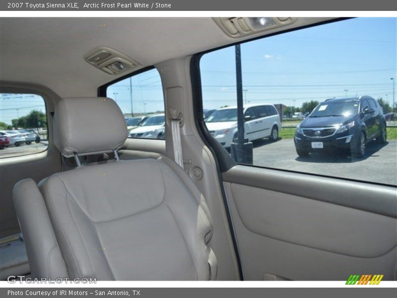 Arctic Frost Pearl White / Stone 2007 Toyota Sienna XLE