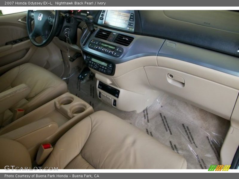 Nighthawk Black Pearl / Ivory 2007 Honda Odyssey EX-L
