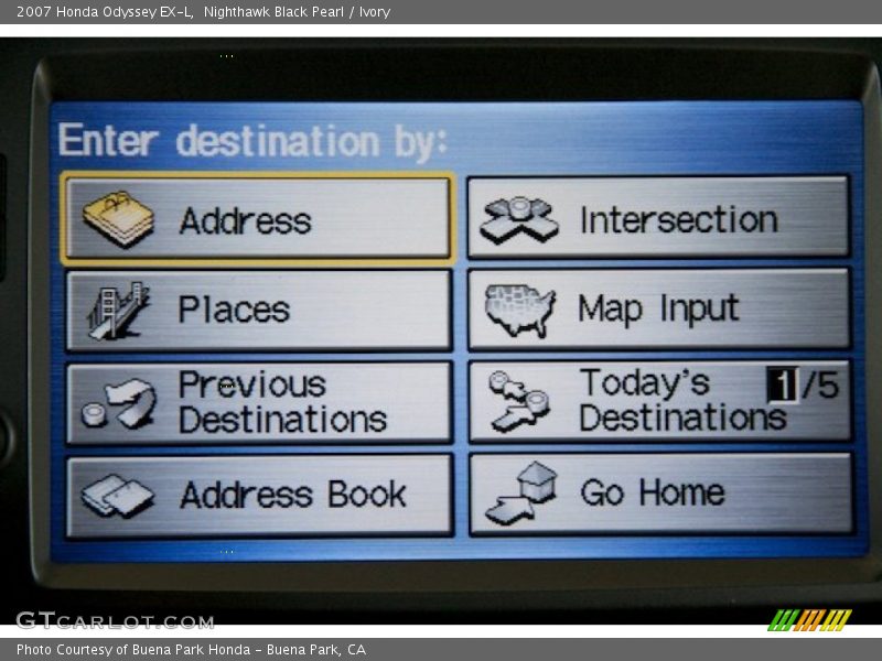 Nighthawk Black Pearl / Ivory 2007 Honda Odyssey EX-L