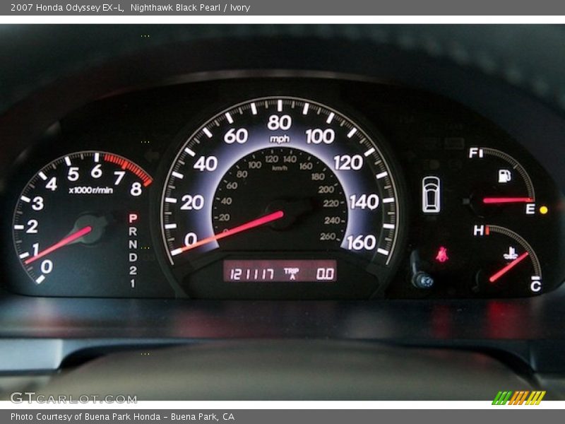Nighthawk Black Pearl / Ivory 2007 Honda Odyssey EX-L