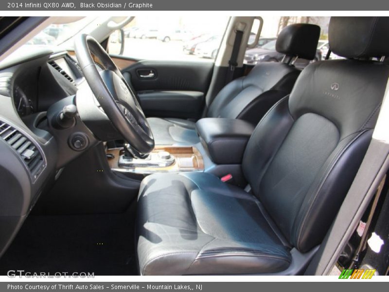 Black Obsidian / Graphite 2014 Infiniti QX80 AWD