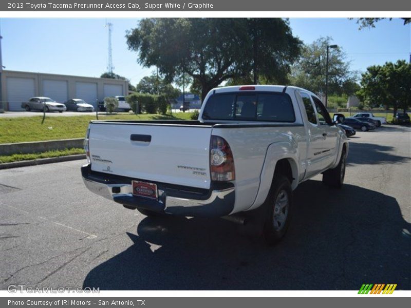 Super White / Graphite 2013 Toyota Tacoma Prerunner Access Cab