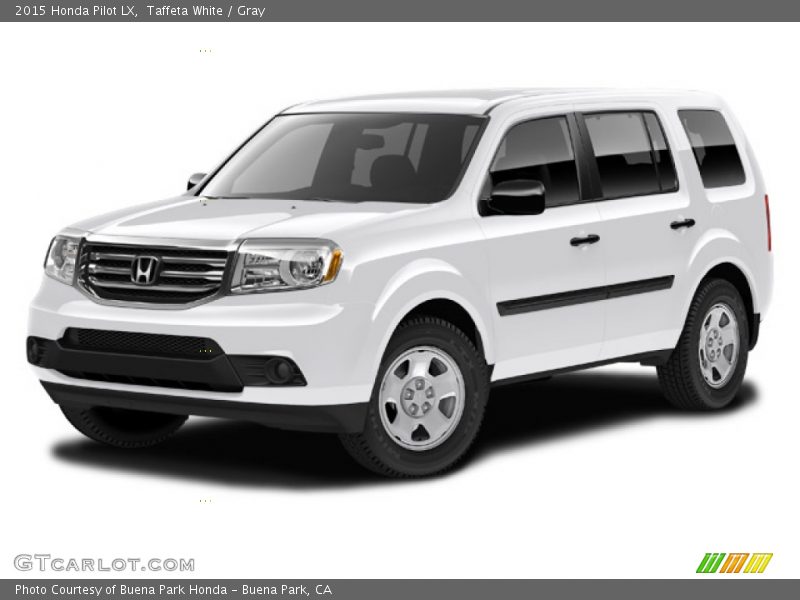 Taffeta White / Gray 2015 Honda Pilot LX