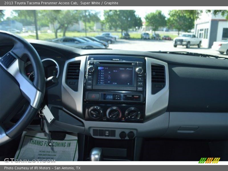 Super White / Graphite 2013 Toyota Tacoma Prerunner Access Cab